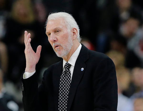 San Antonio Spurs coach Gregg Popovich