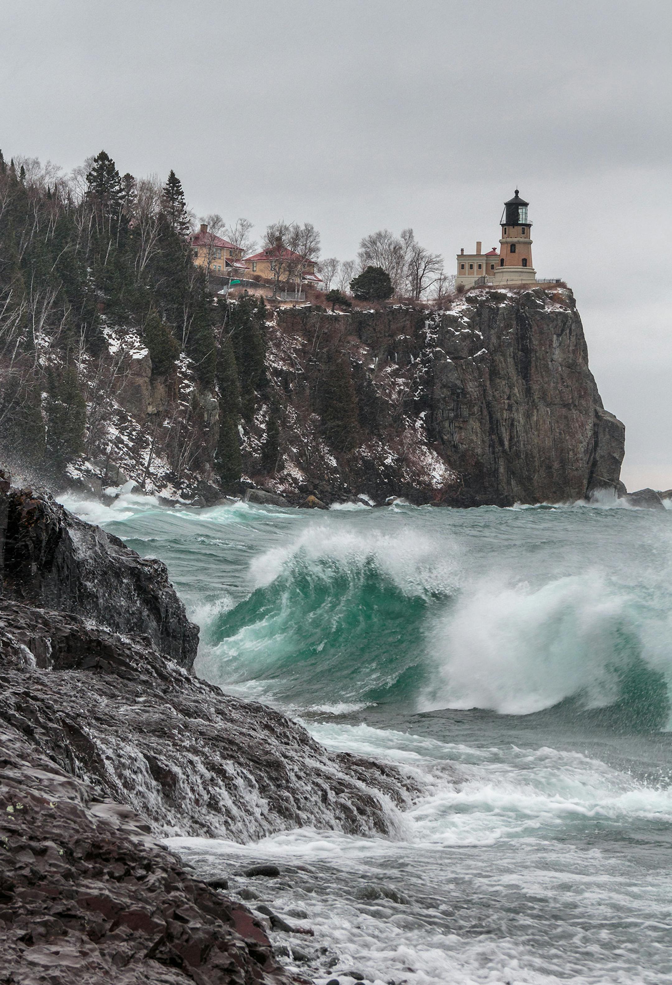 When Jim Sochko of St. Louis Park shot this picture on Lake Superior, the winds were gusting to 30 miles per hour.