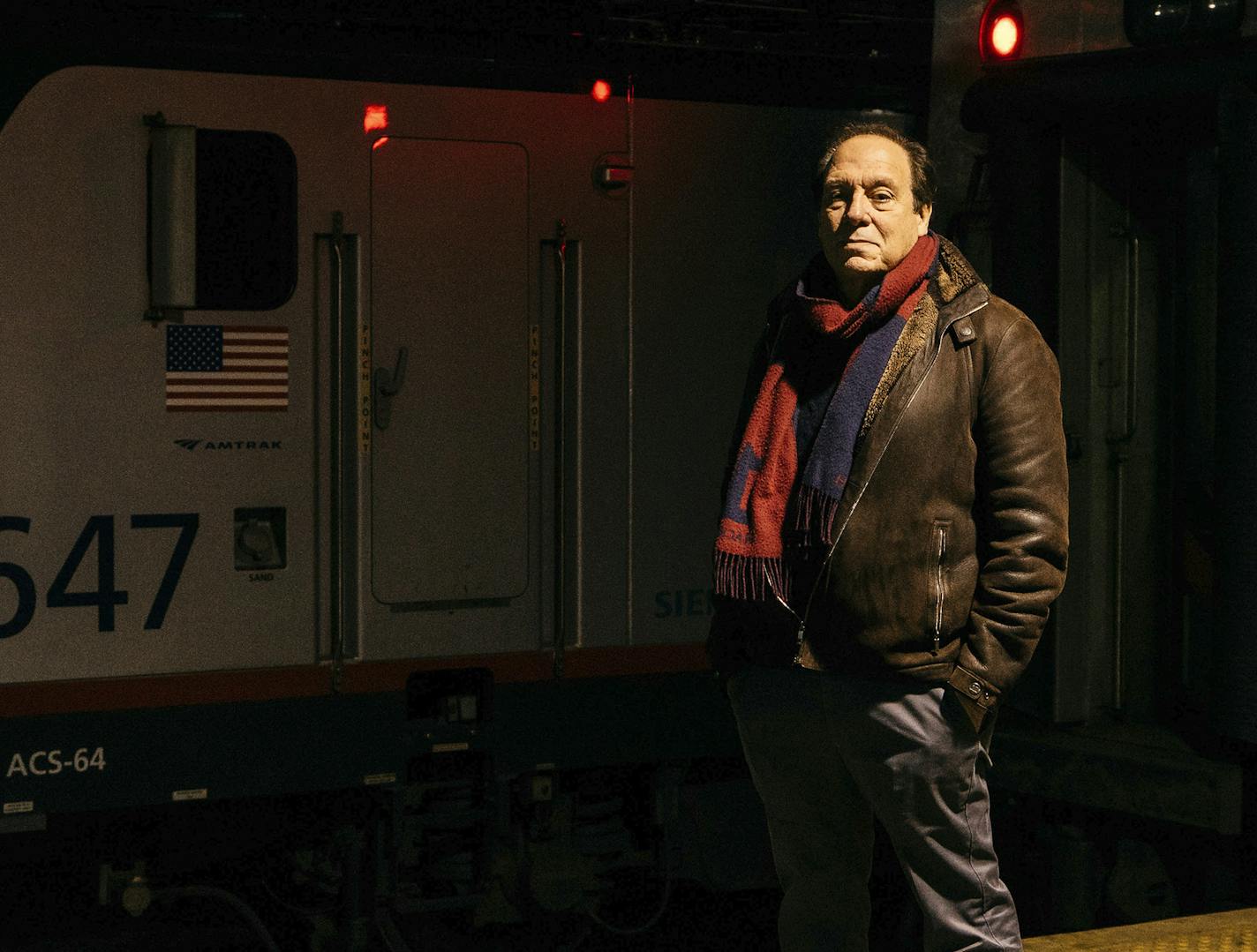 Ken Ludwig, a playwright, at Union Station in Washington, Jan. 17, 2017. Ludwig is adapting Agatha Christie&#xed;s "Murder on the Orient Express" for the theater. (Justin T. Gellerson/The New York Times) ORG XMIT: XNYT151