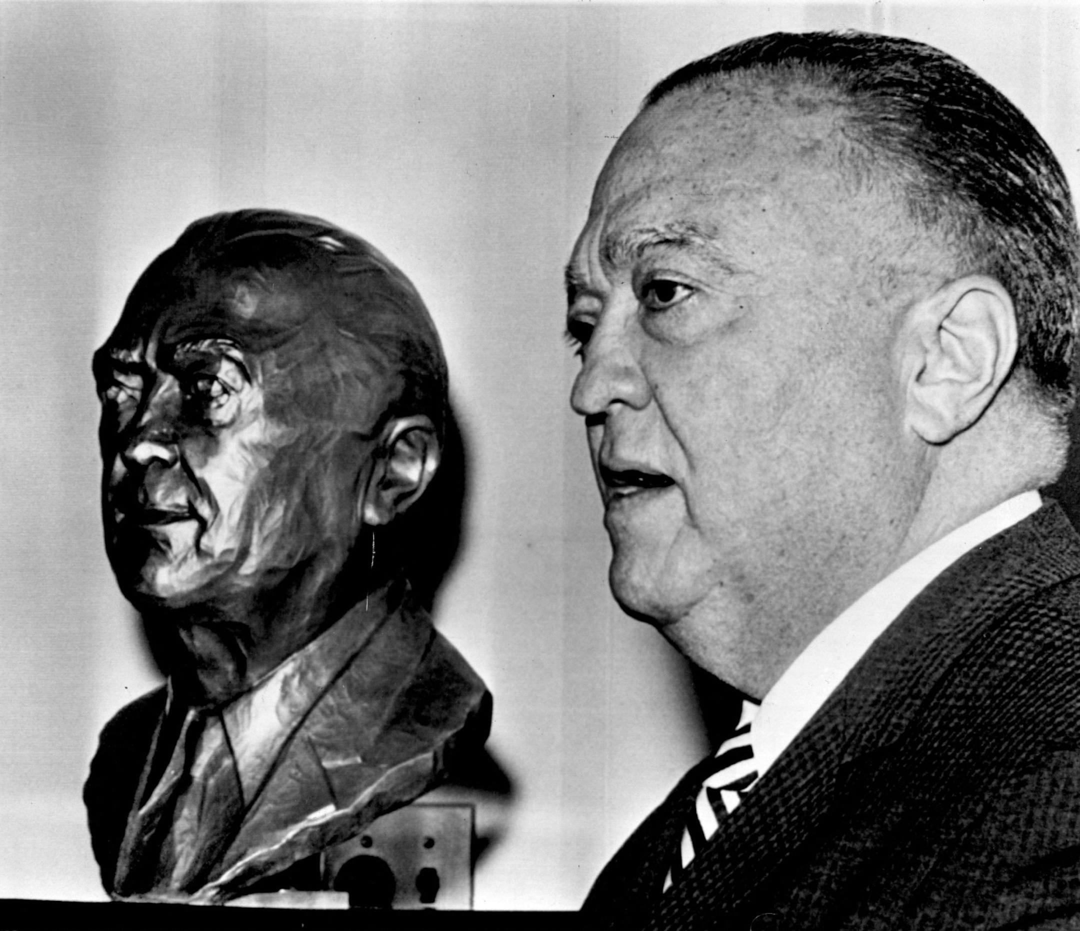 May 9, 1964 Alter 40 Years J. Edgar Hoover, for 40 years the director of the FBI, inspected a bronze bust presented to him Friday in Washington to mark the occasion. The gift was from former FBI agents. May 8, 1964 Associated Press Wirephoto