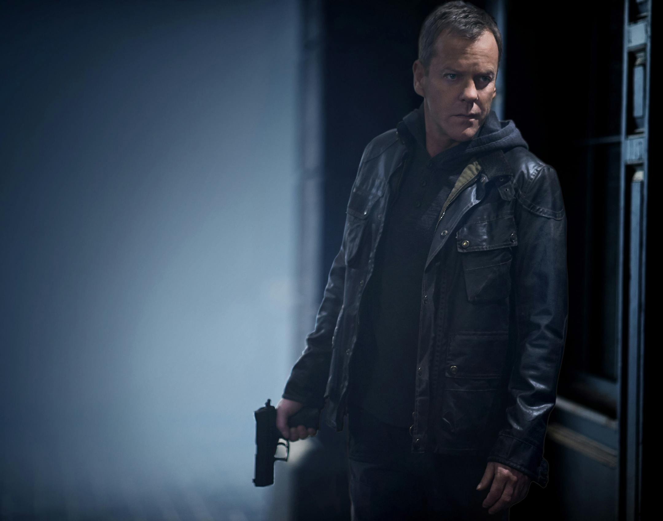 24: LIVE ANOTHER DAY: Kiefer Sutherland as Jack Bauer. 24: LIVE ANOTHER DAY is set to premiere Monday, May 5 with a special season premiere, two-hour episode (8:00-10:00 PM ET/PT) on FOX. ©2014 Fox Broadcasting Co. Cr: Greg Williams/FOX