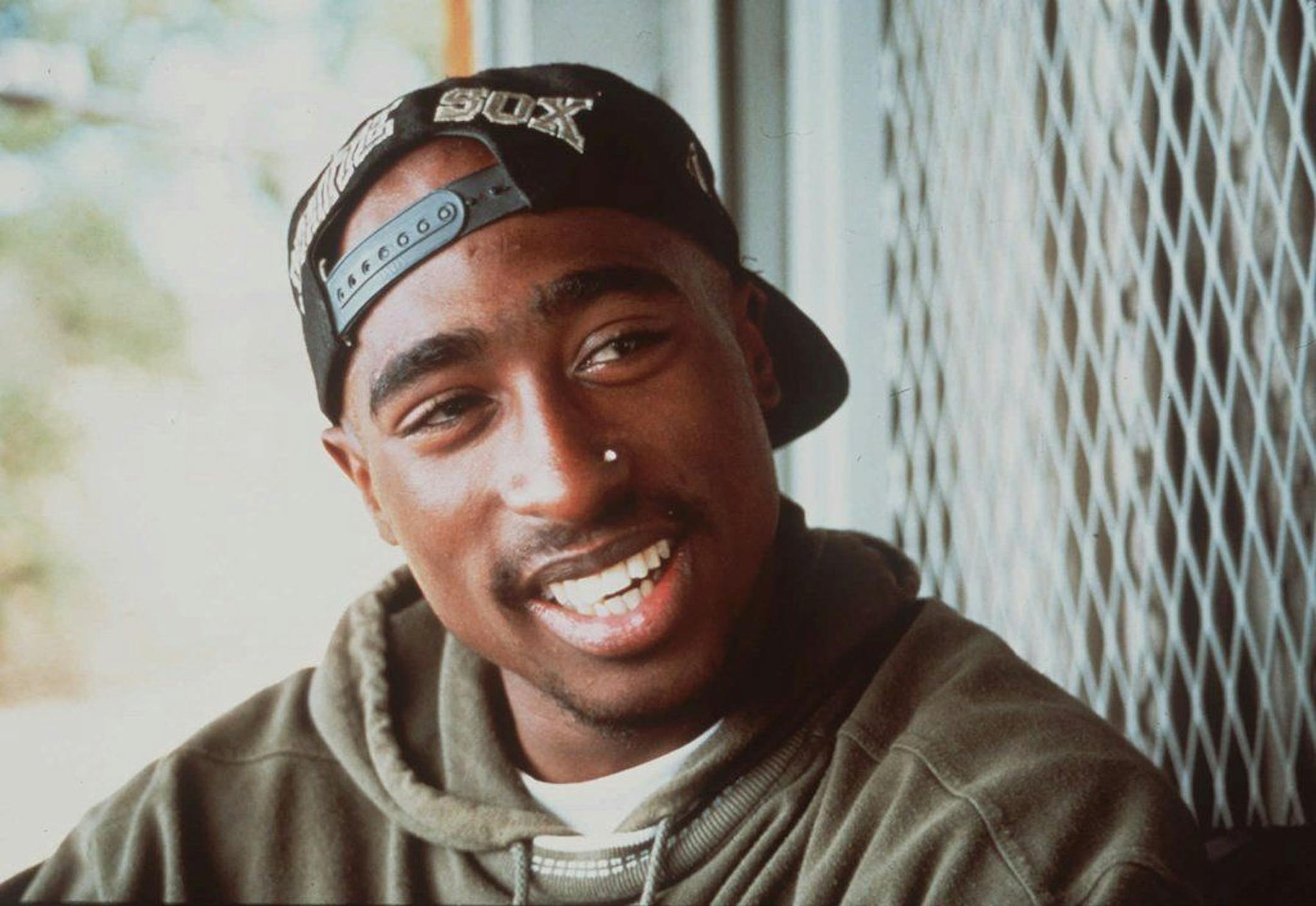 FILE - In this 1993 file photo originally released by Columbia Pictures, rap musician Tupac Shakur shown in character in a scene from "Poetic Justice."