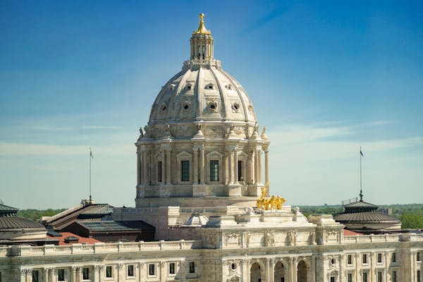 Minnesota State Capitol. With just days before the end of session, lawmakers were locked in budget negotiations and unable to move ahead with major le
