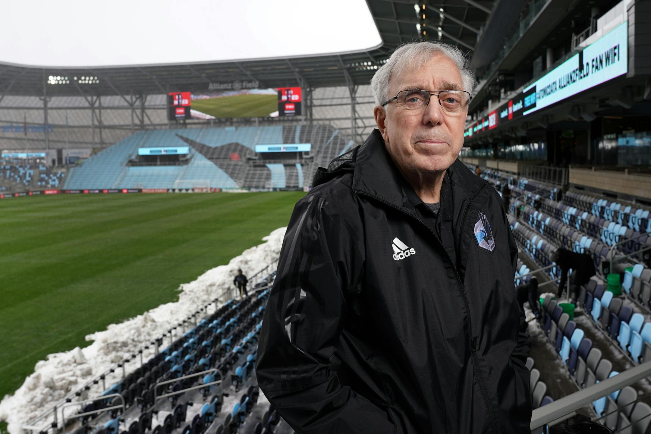 Buzz Lagos, one of soccer's oldest advocates in Minnesota, said of Allianz Field, "The feeling when you get inside, it's almost like you're in another universe.''