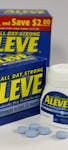 FILE - In this Tuesday, Dec. 21, 2004, file photo, several Aleve tablets appear in front of bottles of the pain reliever, in Boston. Federal health ex
