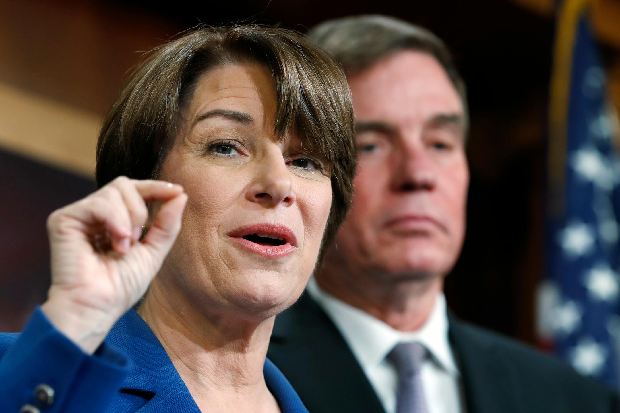 Sen. Amy Klobuchar, D-Minn., called for more aggressive action by federal action to prevent and respond to incidents of abuse in senior care facilities.