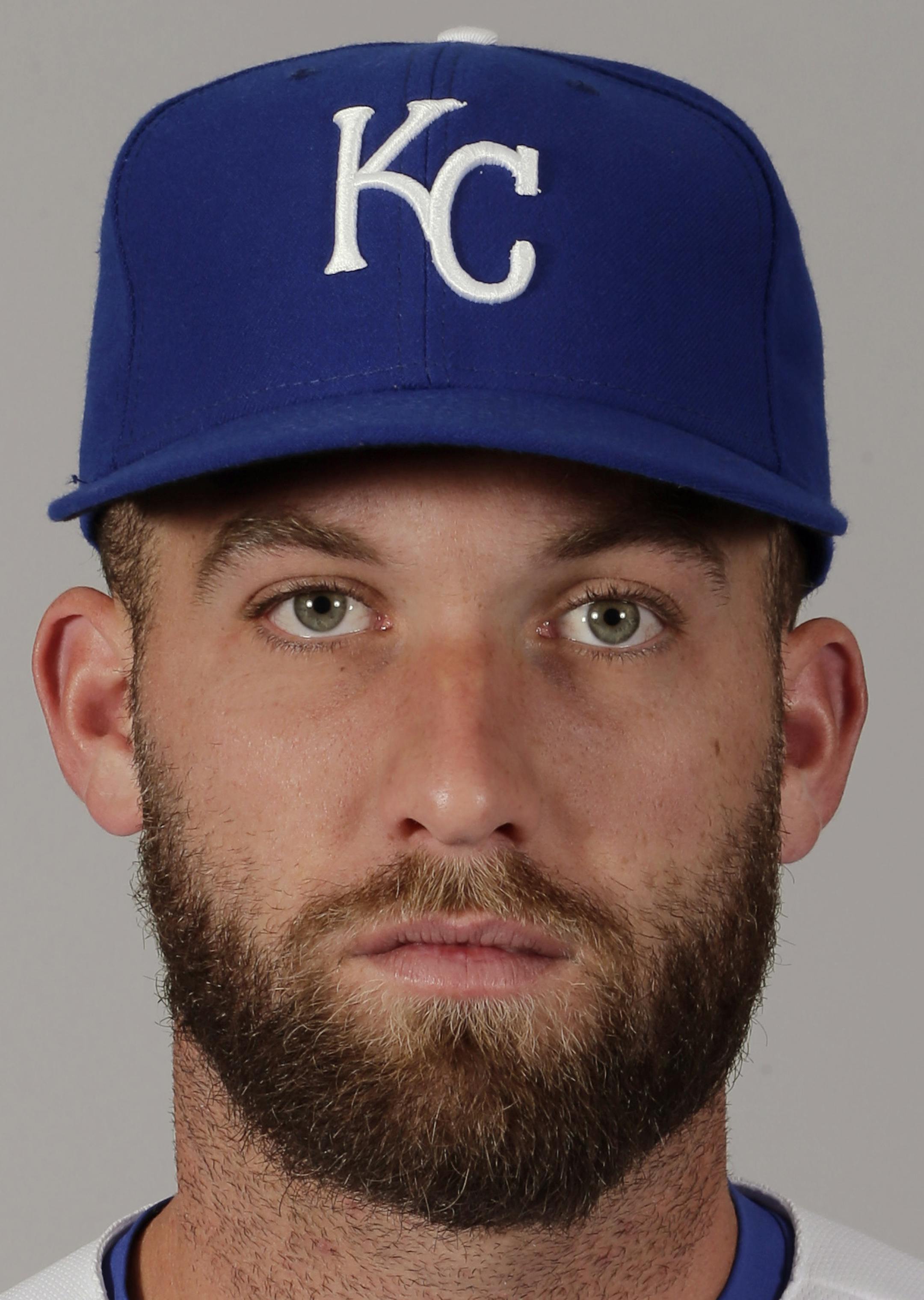 This is a 2016 photo of Danny Duffy of the Kansas City Royals baseball team. This image reflects the Kansas City Royals active roster as of Thursday, Feb. 25, 2016, when this image was taken. (AP Photo/Charlie Riedel) ORG XMIT: NYJW587
