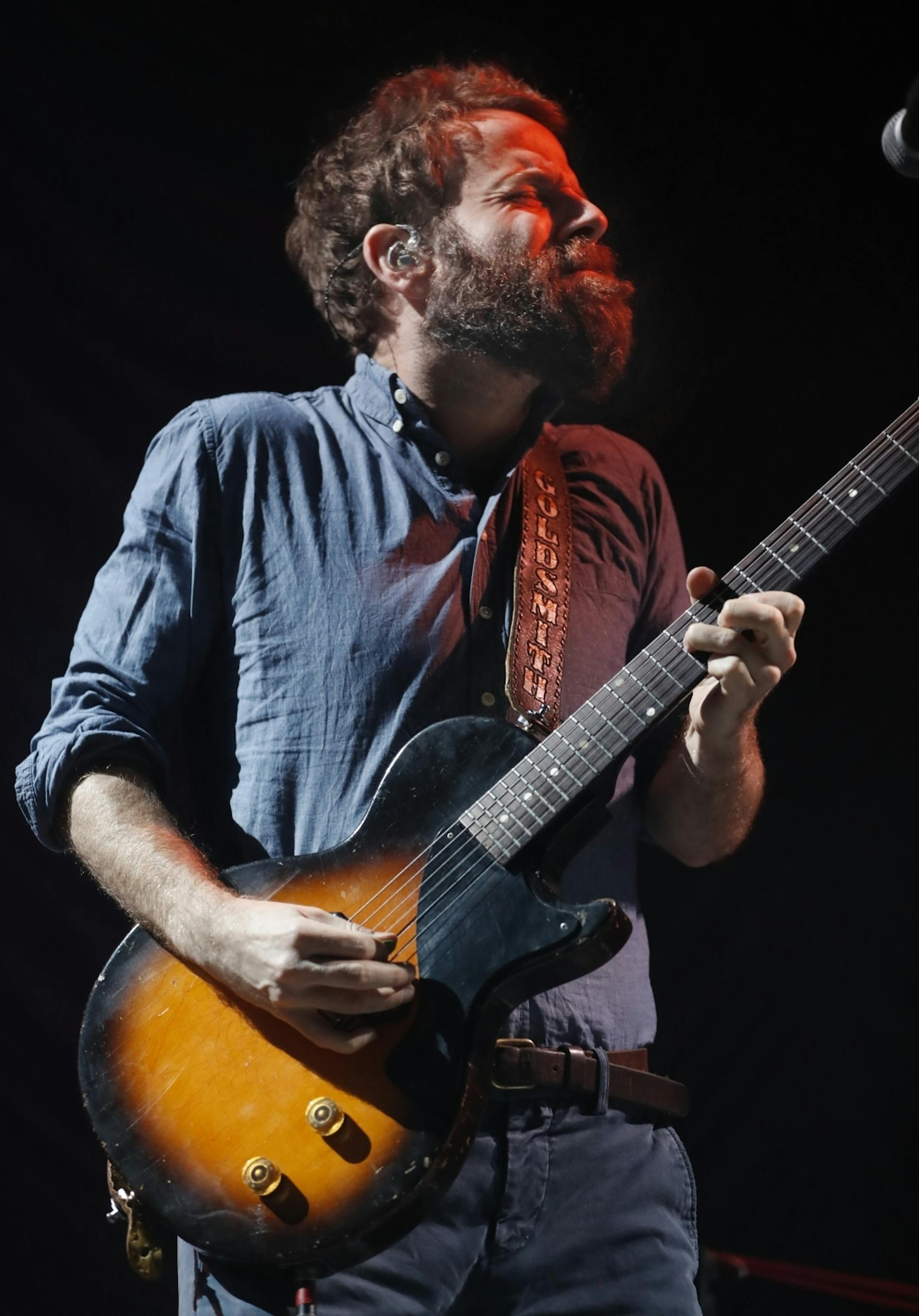 Lead singer and guitarist Taylor Goldsmith jams away. Dawes, a noteworthy favorite here in town, opened for the Kings of Leon.