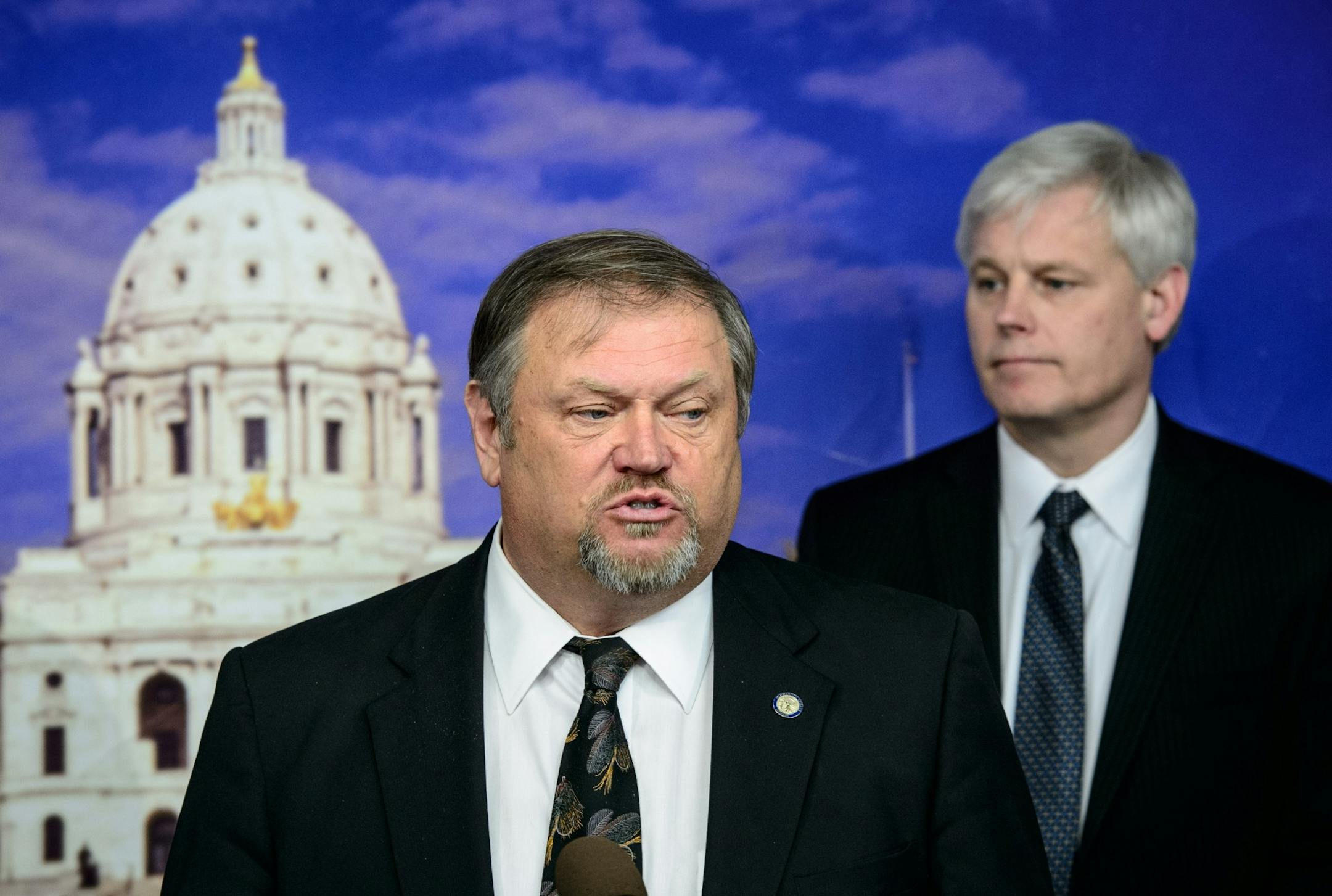 Senate Majority Leader Tom Bakk and House Speaker Paul Thissen , along with key negotiators of the minimum wage measure announced they've come to agreement on raising the minimum wage.