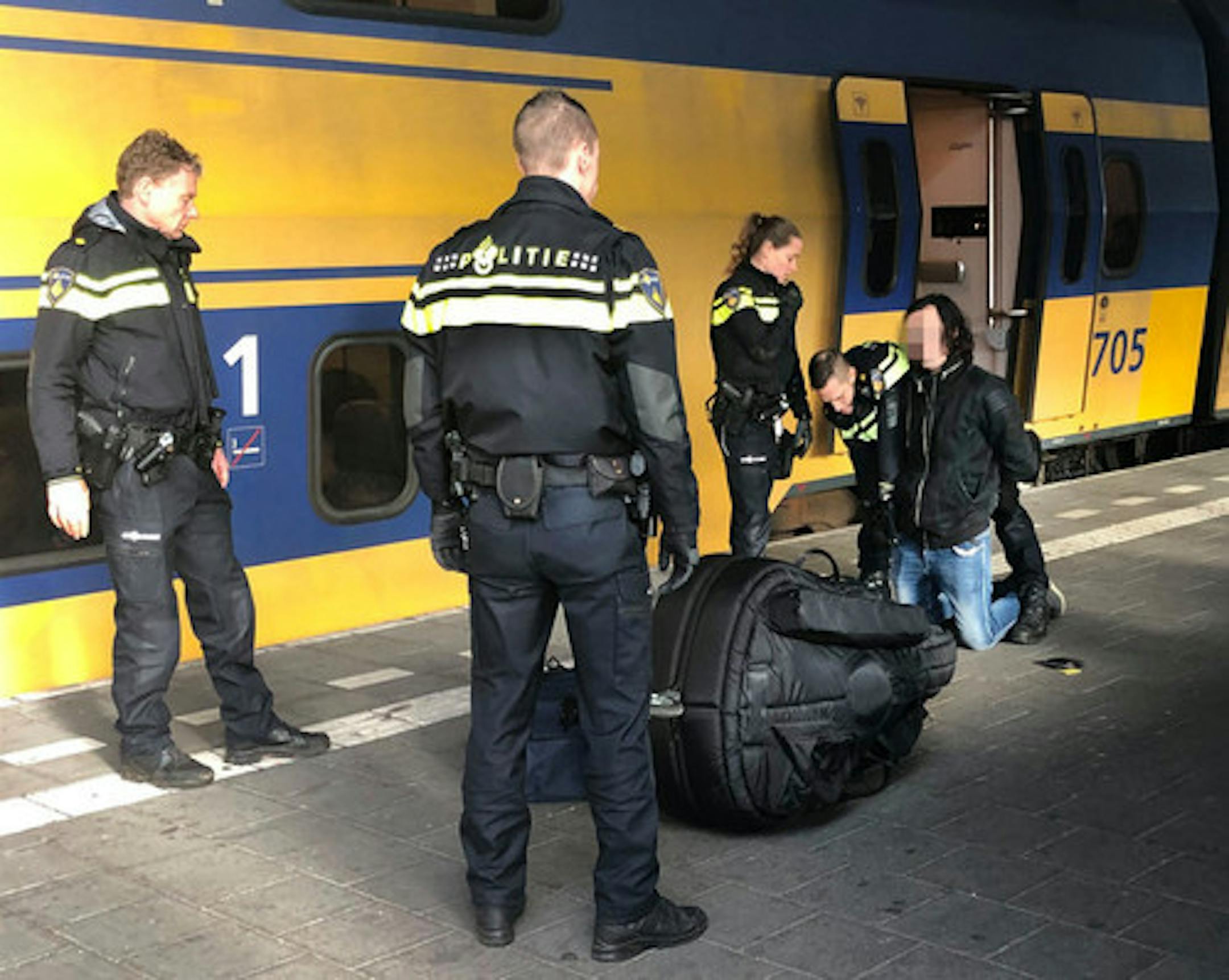Police arrested Jo&#xeb;l Schelling following the stabbing death of 21-year-old Sarah Papenheim, a Twin Cities musician who was studying in the Netherlands. Photo courtesy AD Rotterdams Dagblad.