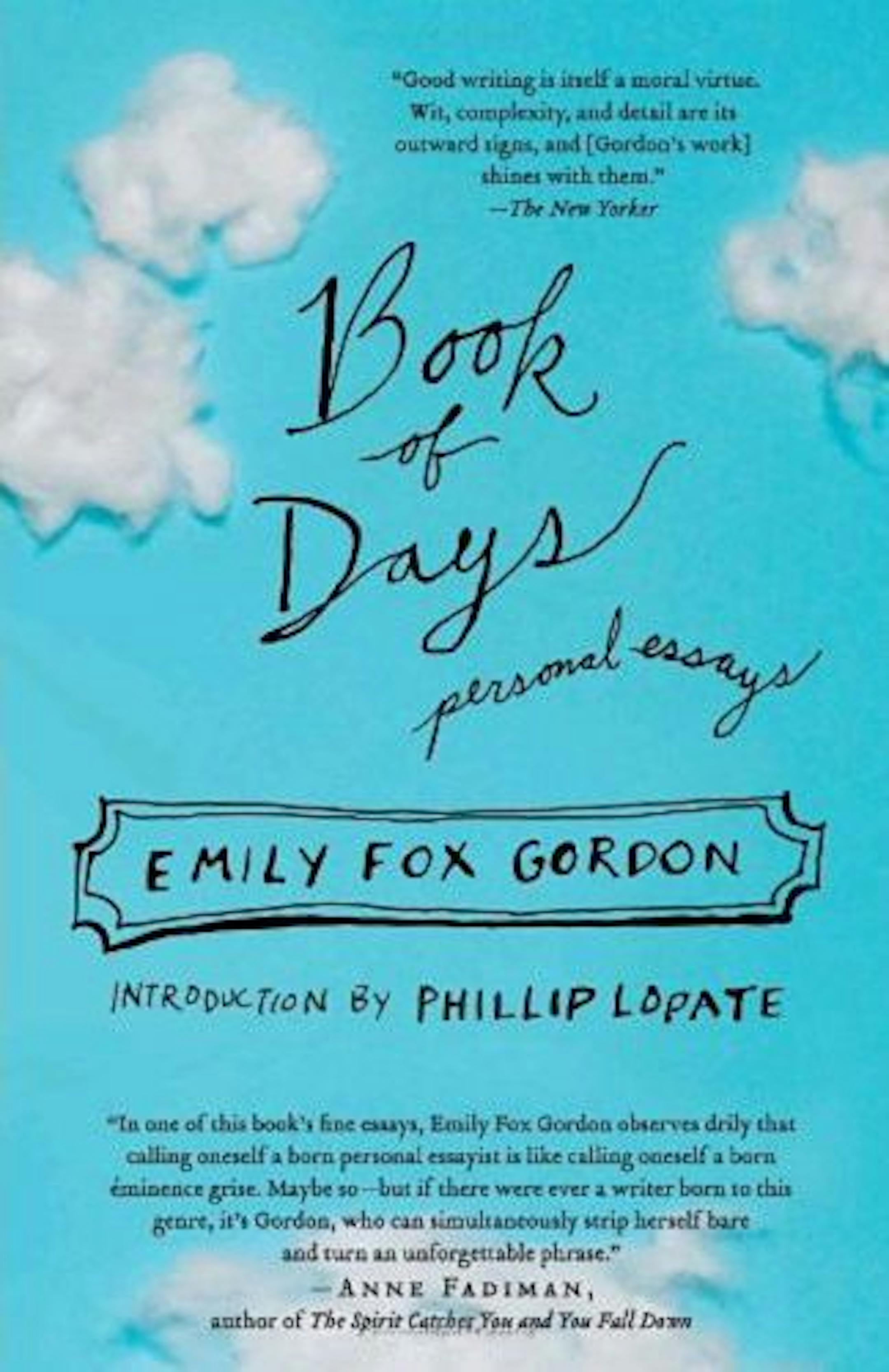 Book of Days by Emily Fox Gordon