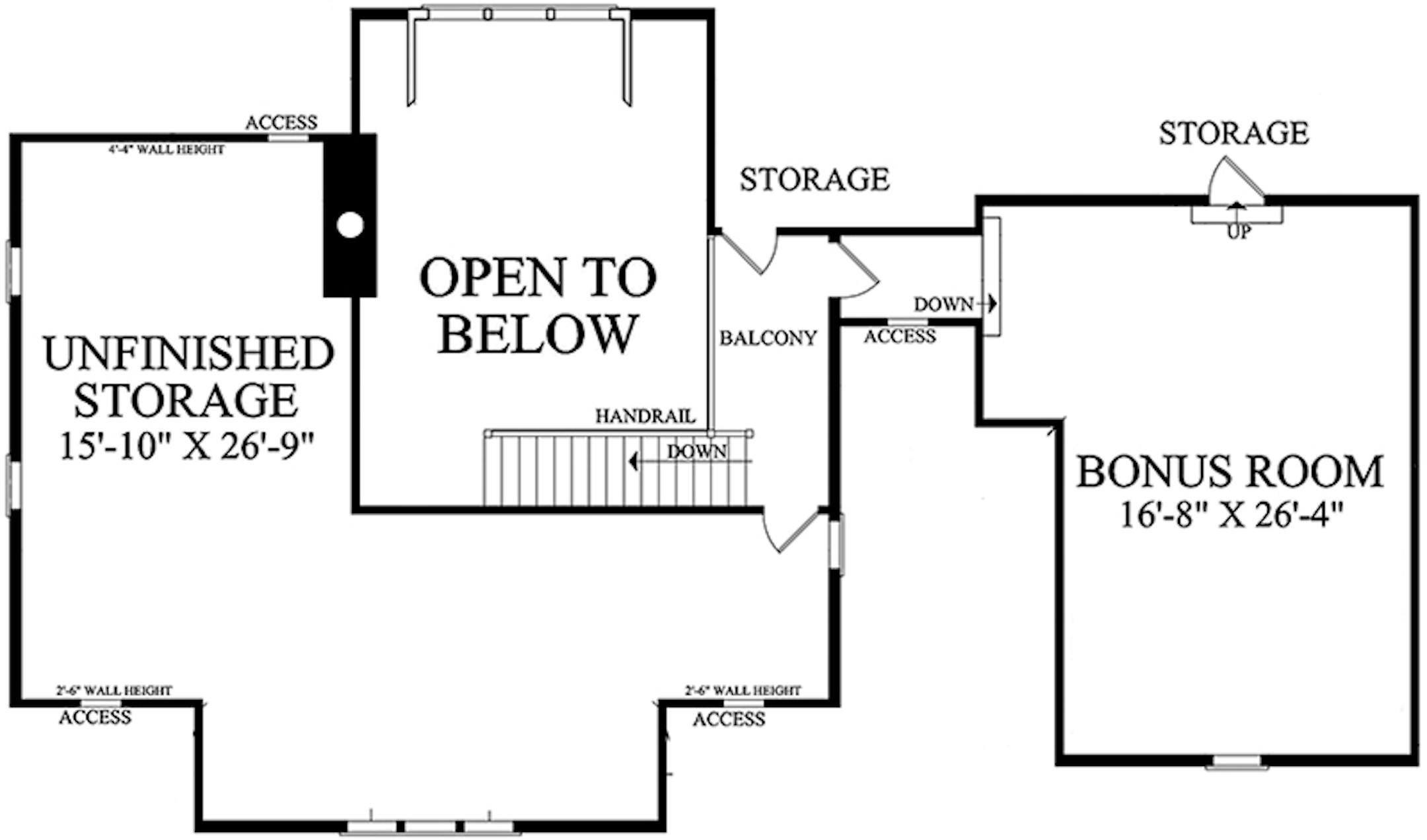 Family-friendly home combines old-fashioned farmhouse charm with a practical, modern layout. plan052916