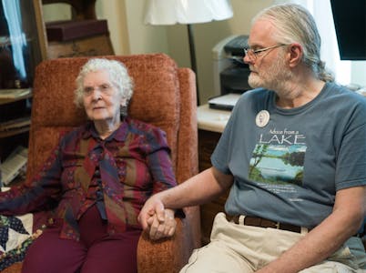 Judy Felker and her life partner, Dan Lundquist, said they had to sue to get a long-term care insurance policy to pay promised benefits when Judy need