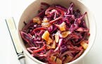 Red Cabbage Fennel Winter Slaw