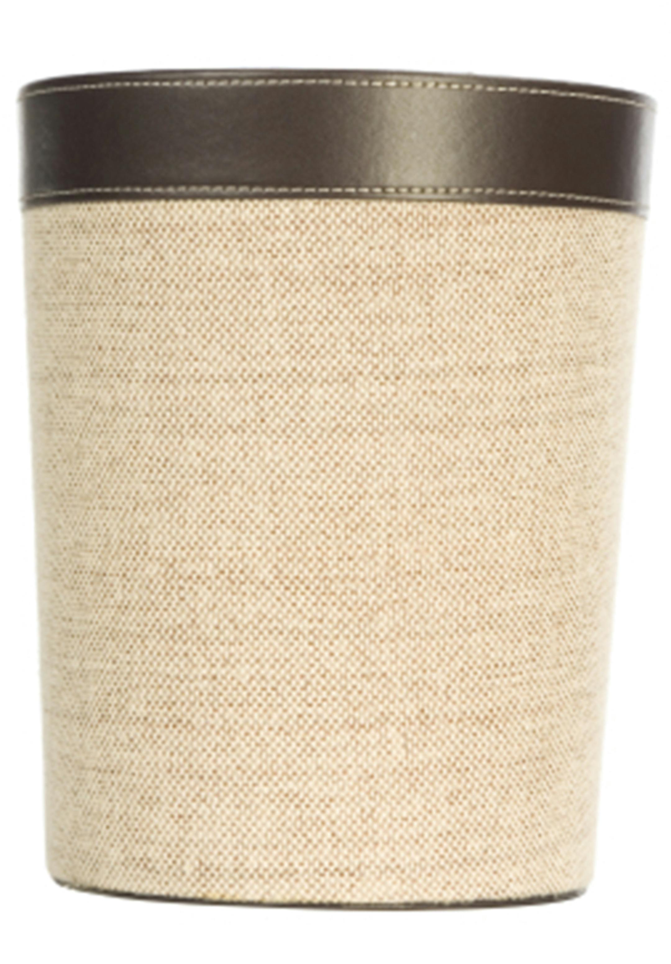 four point of view from empty wastepaper basket isolated over white background, trash bin. From istock