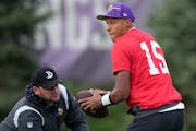 New Vikings quarterback Joshua Dobbs threw for 158 yards and two touchdowns against Atlanta on Sunday while running for a career-high 66 yards.