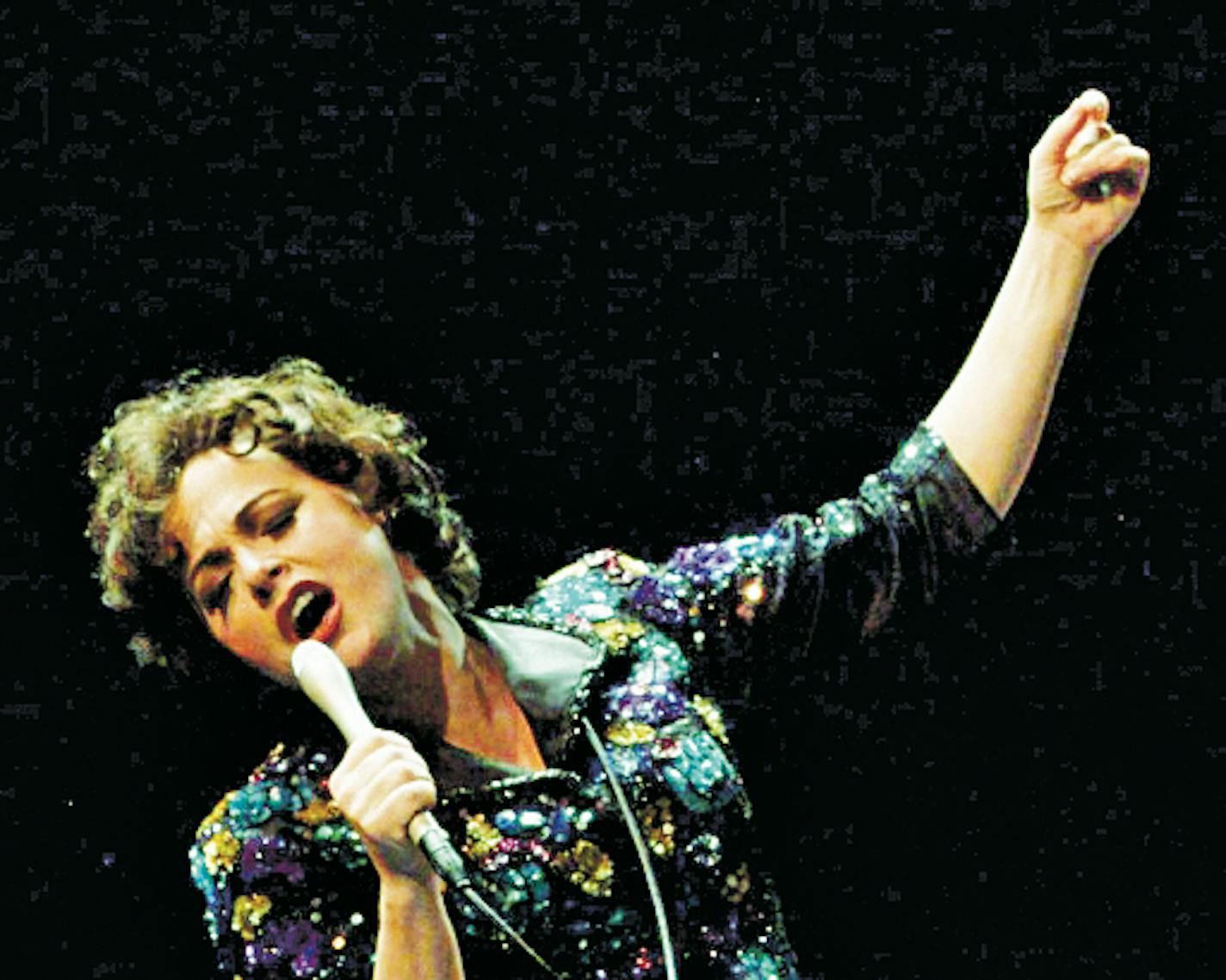 Jody Briskey returns as Judy Garland in the Carnegie Hall concert portions of "Beyond the Rainbow" at St. Paul's History Theatre.