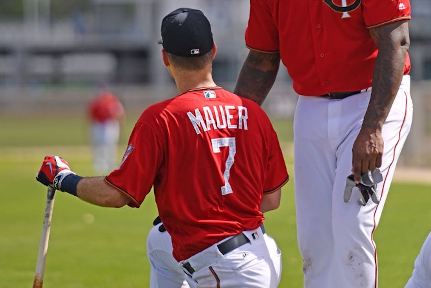 Joe Mauer had two doubles against Baltimore on Tuesday.