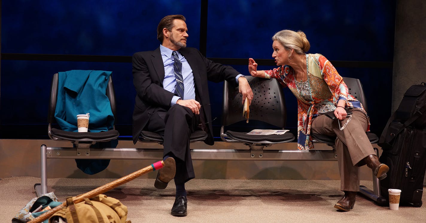 Mark Beninghofen and Sally Wingert in "Shooting Star."