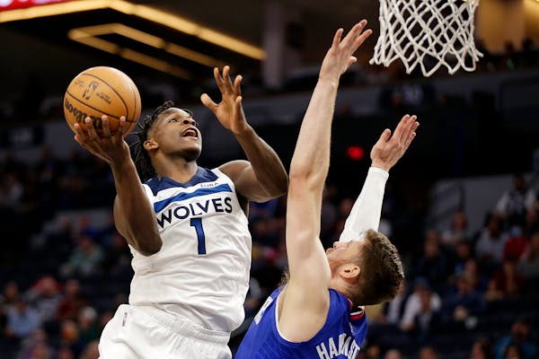 Wolves feel better about offense; Edwards comes back after injury scare