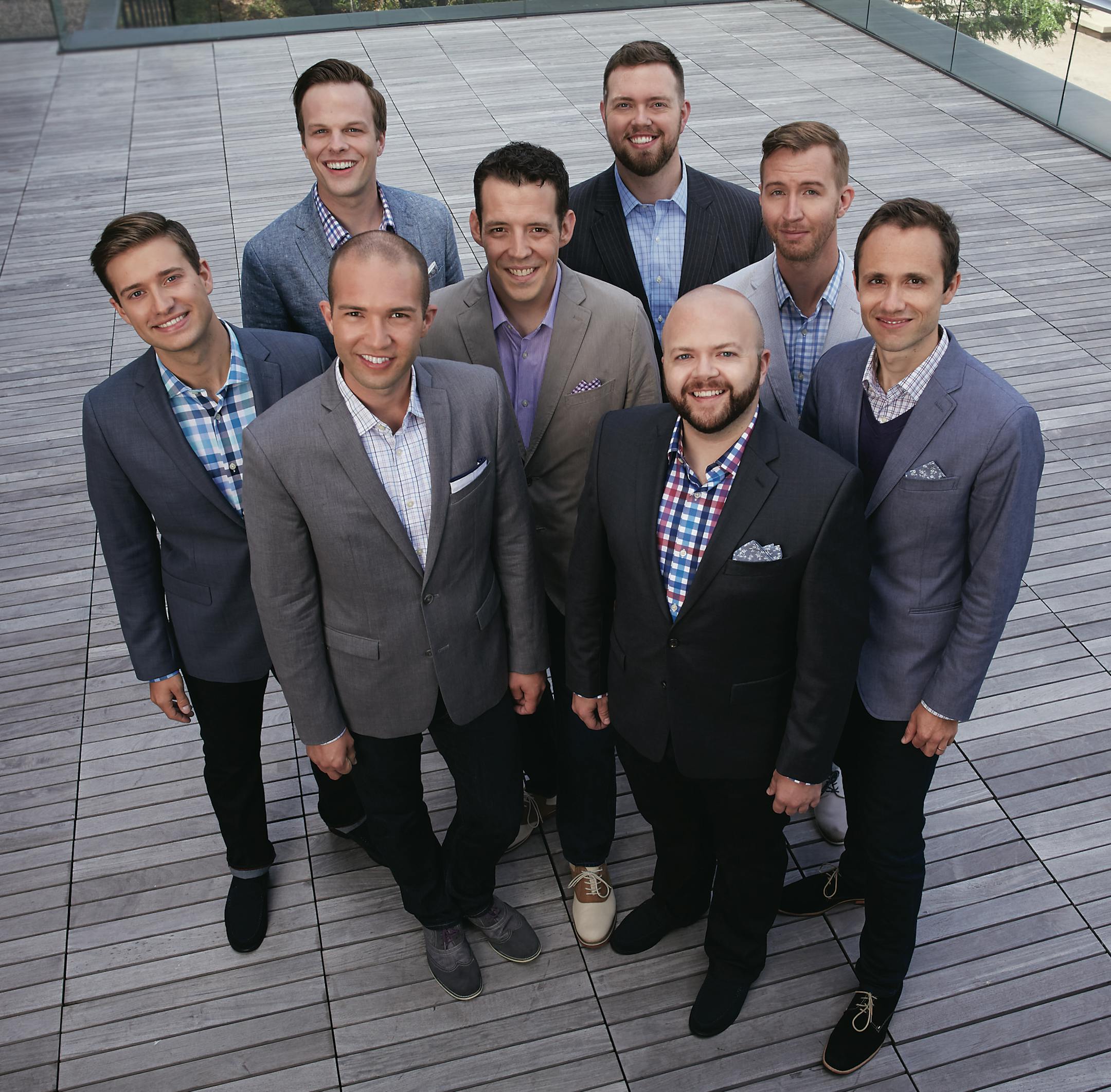 Photo by Curtis Johnson. Cantus vocal ensemble.