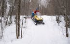 Mark Helmer rode his snow mobile on Friday January 3, 2020 to groom the Korkki Nordic ski trail in Duluth, MN. Seen as the "heart and soul" of the tra