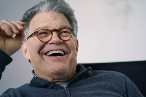 "I'm angry about it," former Sen. Al Franken said of the end of his Senate career. "I just don't feel that it actually does me any good, so I try not to dwell on it, but, you know, it comes up."