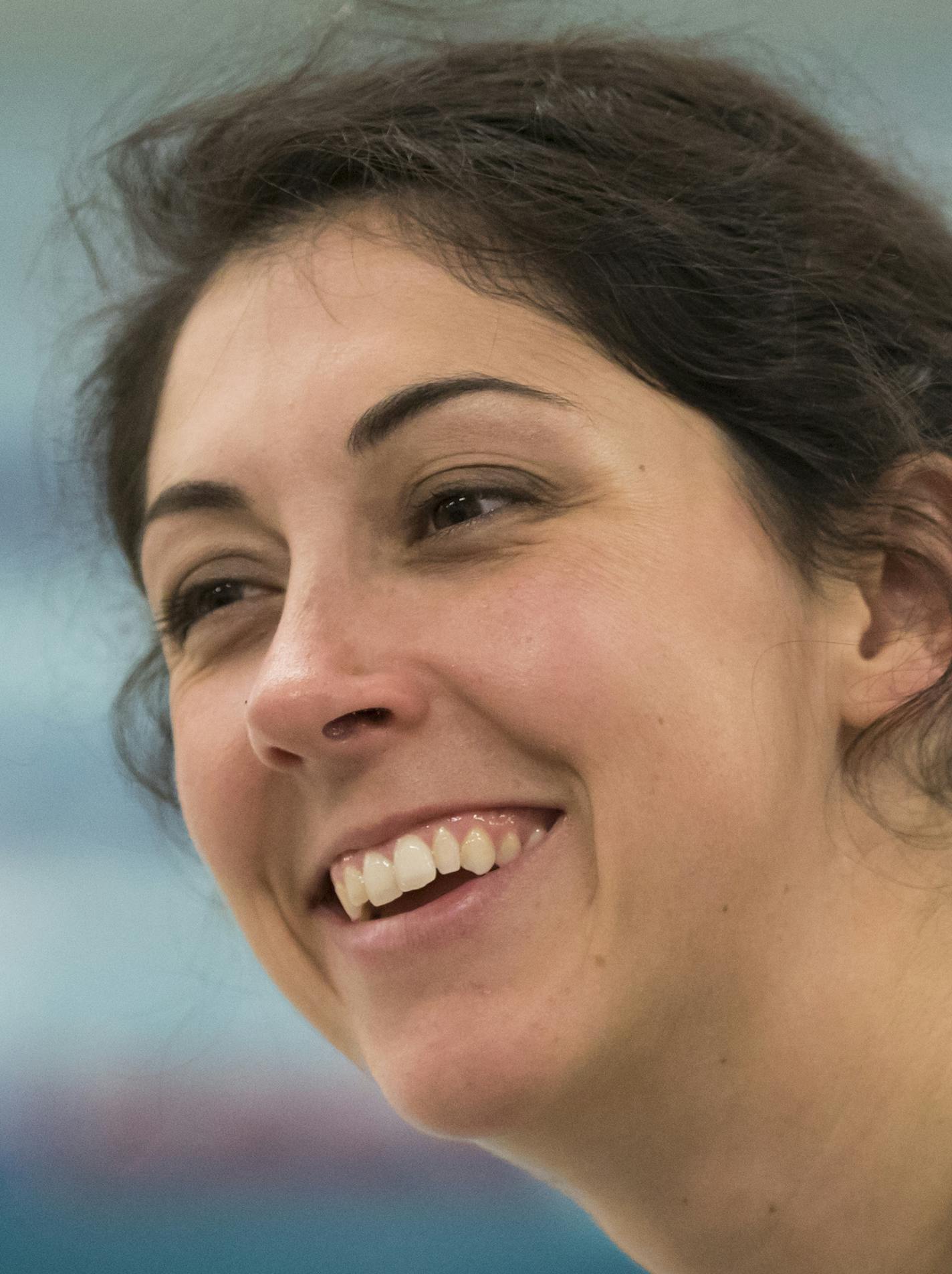 Girls swimming head coach Alex Badger at Apollo High School in St. Cloud, Minn., on Thursday, October 5, 2017. ] RENEE JONES SCHNEIDER &#x2022; renee.jones@startribune.com