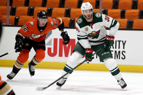 Ryan Hartman and the Wild will open the season in Anaheim where, unlike last season, the stands should be full.