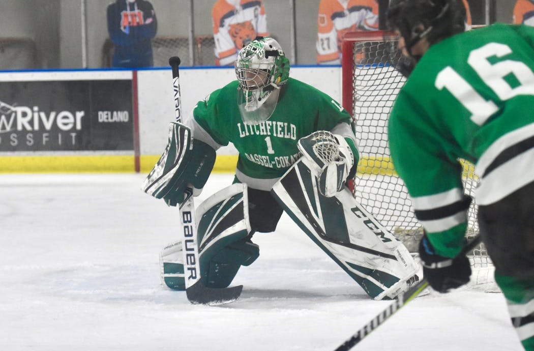 Dylan Falling dreamed of playing goalie for Litchfield/Dassel-Cokato in the boys’ hockey state tournament at Xcel Energy Center. He would have been a junior this year.