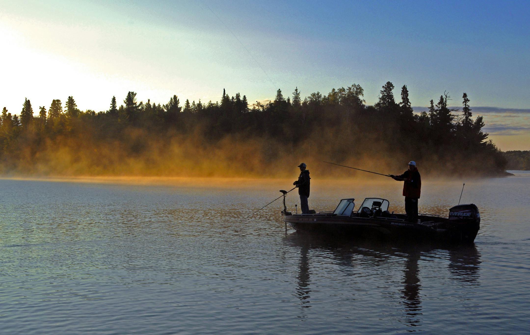 Walleye action on Lake of the Woods has been fantastic, according to Kyle Kruidenier of Oak Island Resort.