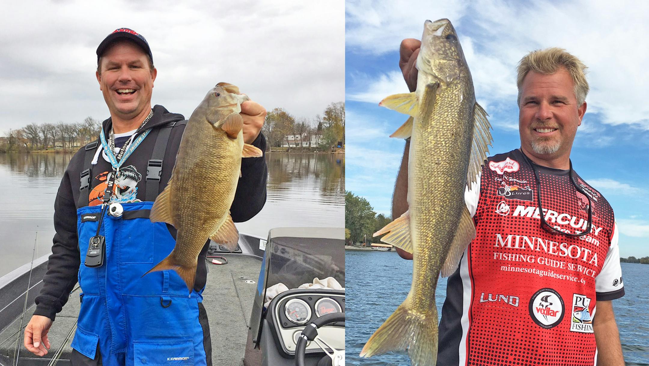Guides Todd Bissett, left, and Josh Hagemeister.