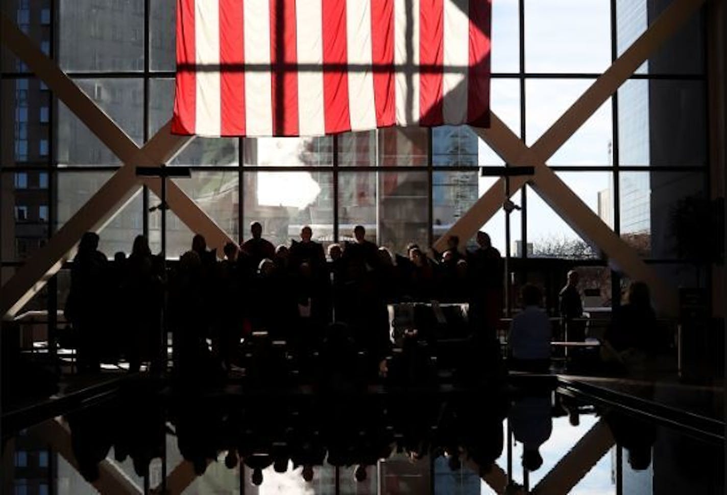 Hennepin County's new 'restorative court' will allow to those charged with minor offenses to clear their record if they follow treatment and other recommendations. Above: A chorus of Minneapolis and county employees performed at the Hennepin County Government Center.