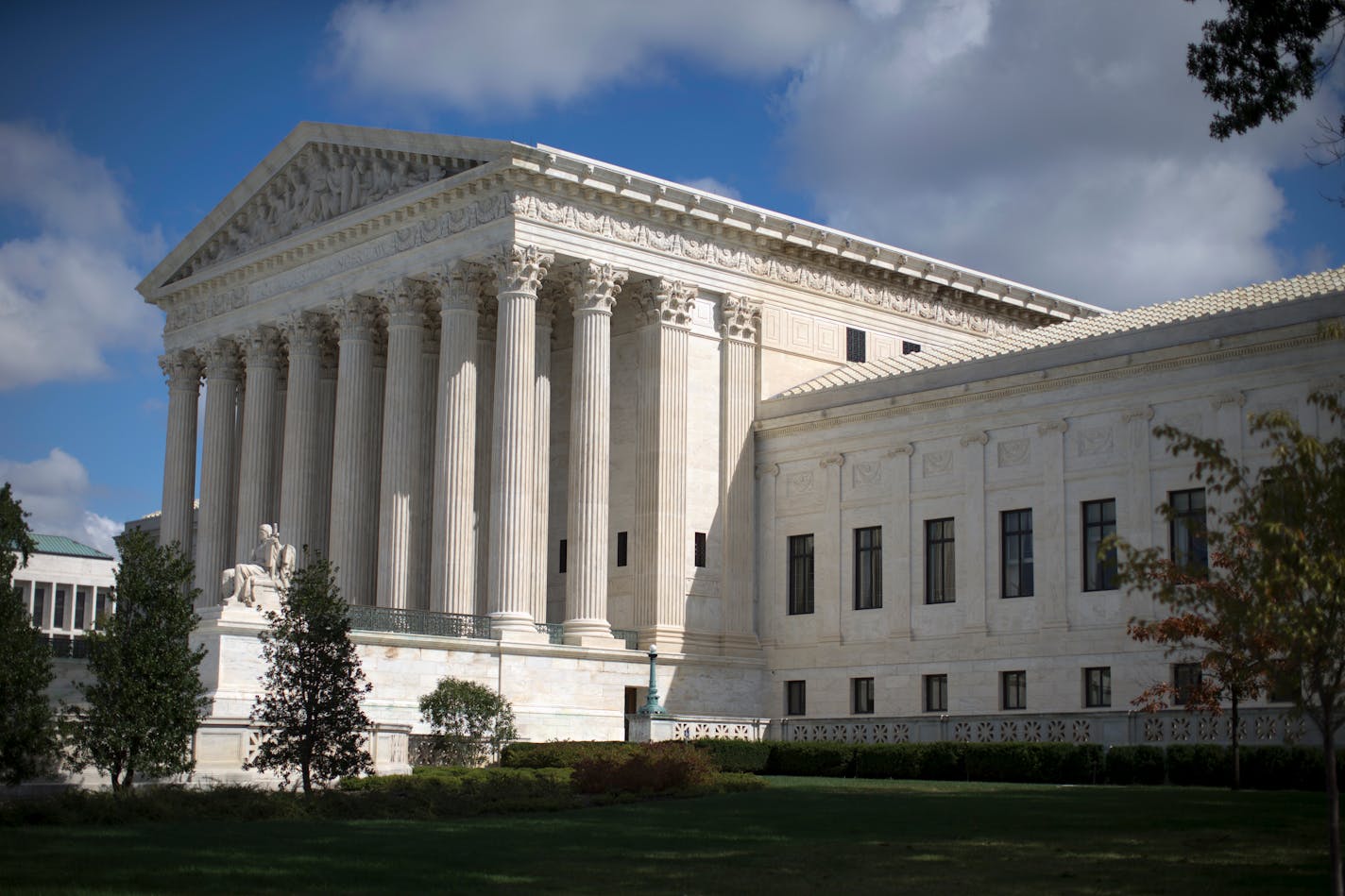 The Supreme Court is seen in Washington. Teachers unions are hoping that recent grass-roots protests over pay and working conditions will blunt the impact of a U.S. Supreme Court ruling on union fees and help persuade dues-paying members not to abandon them.