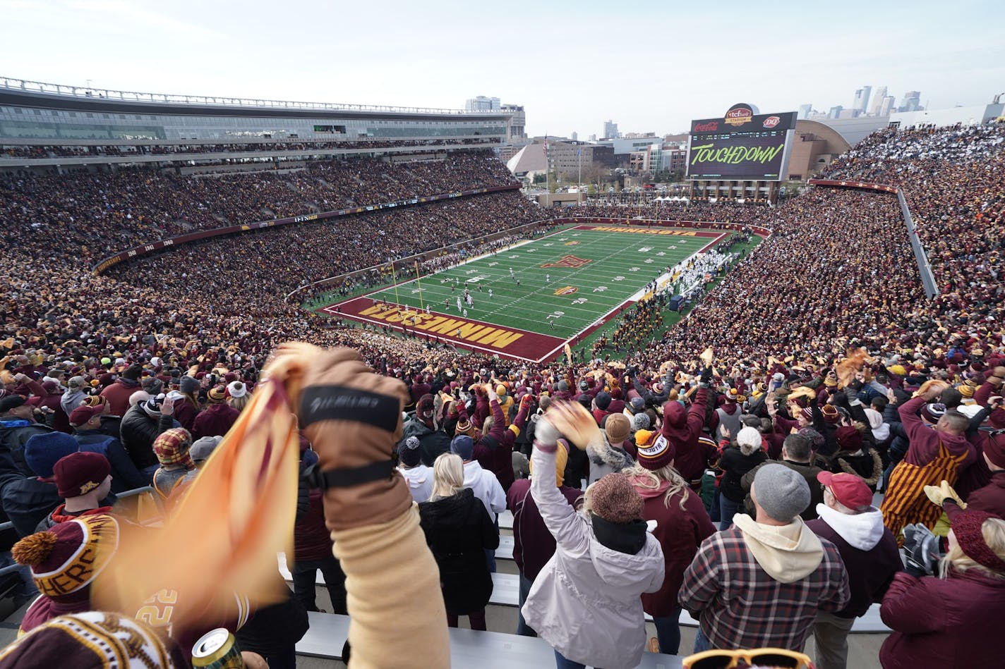 The University of Minnesota is hoping it can have packed football games again this fall at TCF Bank Stadium.