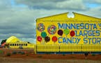 Minnesota's Largest Candy Store is a huge attraction that features thousand of different candy items.