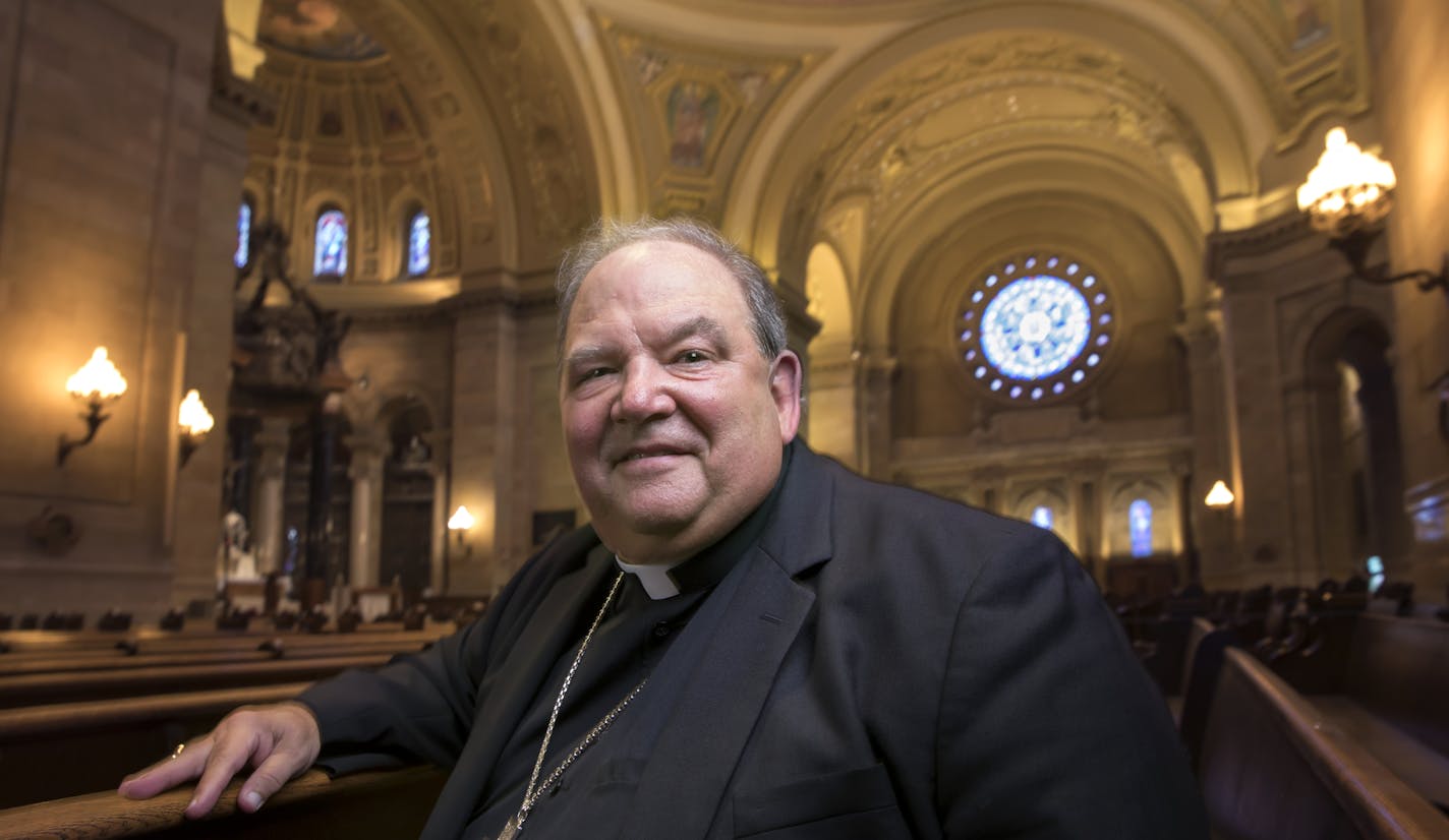 Q&A with Archbishop Bernard Hebda, the leader trying to heal the MSP Catholic Diocese. Shown here at the St. Paul Cathedral. ] BRIAN PETERSON &#x2022; brian.peterson@startribune.com
St. Paul, MN 08/01/2017