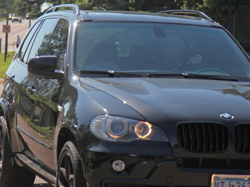 Brett Favre arrived in a car with tinted windows at Winter Park to begin his second season with the Vikings.