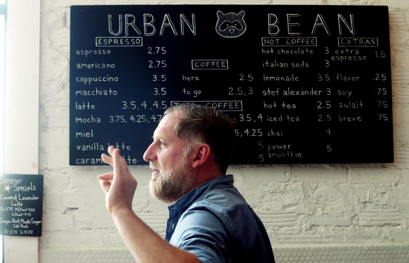 Owner Greg Martin of Urban Bean coffee shop on Lyndale Avenue South. ] JOELKOYAMA&#x201a;&#xc4;&#xa2;jkoyama@startribune Minneapolis, MN on June 5, 2014.