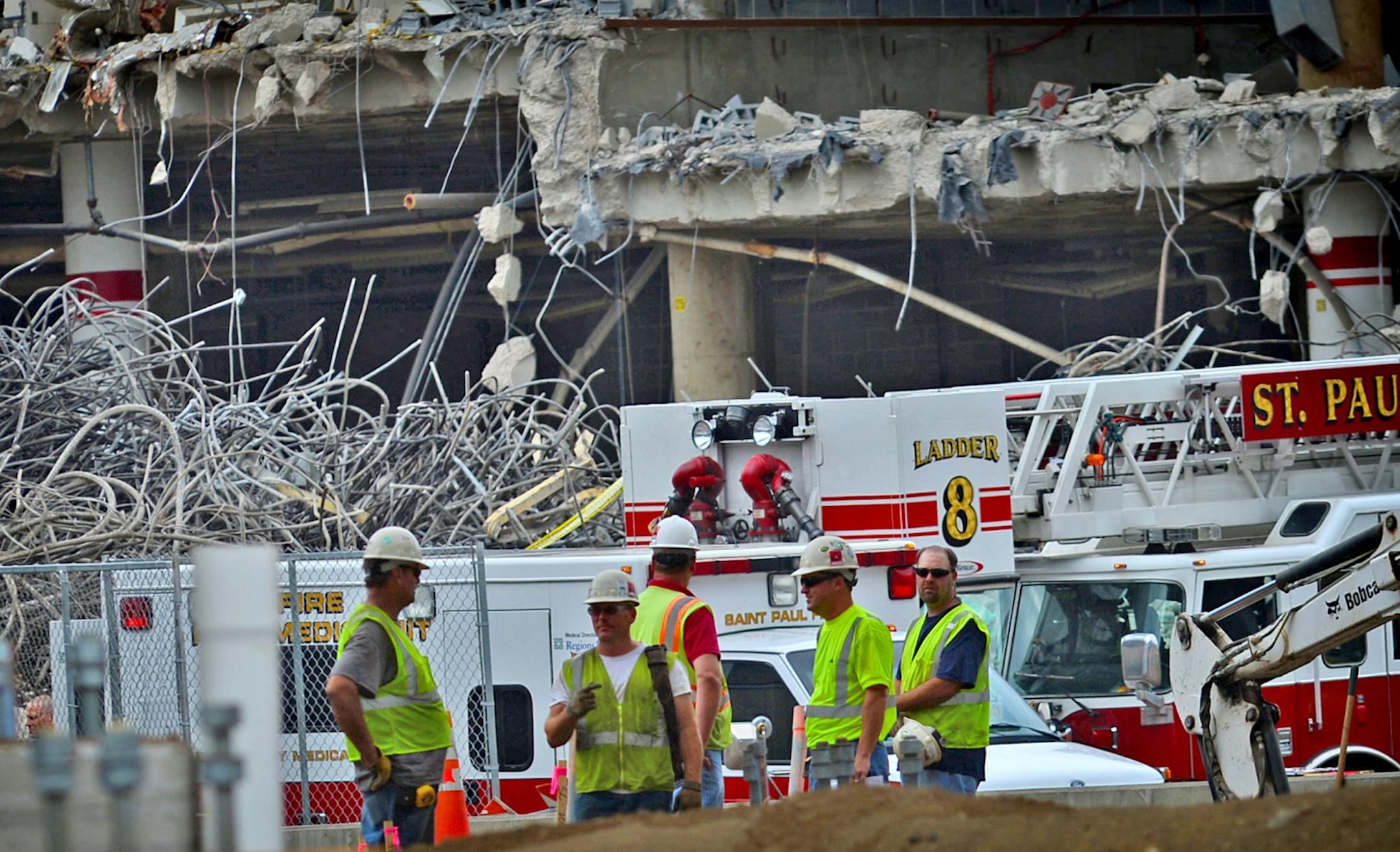 A worker was killed Tuesday morning while involved with excavation at the site of the new St. Paul Saints ballpark in Lowertown, according to Fire Chief Tim Butler.. This is the site of the collapse that killed the worker that was trapped under debris. Richard.Sennott@startribune.com Richard Sennott/Star Tribune St Paul Minnesota Tuesday 9/10/13) ** (cq) ORG XMIT: MIN1309101343121094