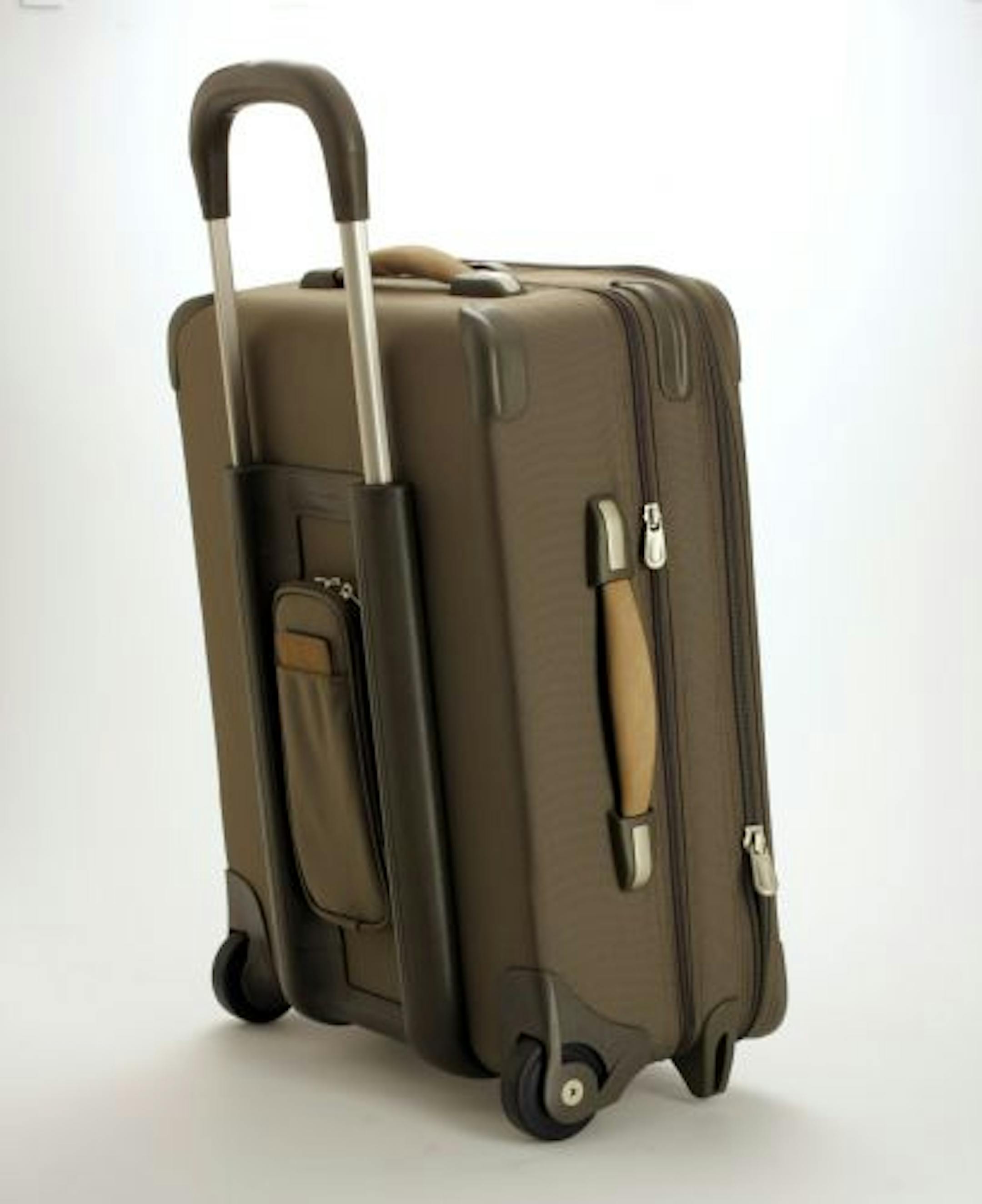 Expandable overhead bin suitcase
