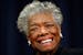 FILE - This Nov. 21, 2008 file photo shows poet Maya Angelou smiling in Washington. Angelou, a Renaissance woman and cultural pioneer, has died, Wake 