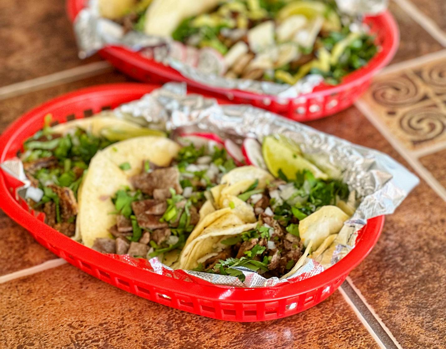 Tacos from Valerie's Taqueria in Minneapolis. Credit: Jon Cheng