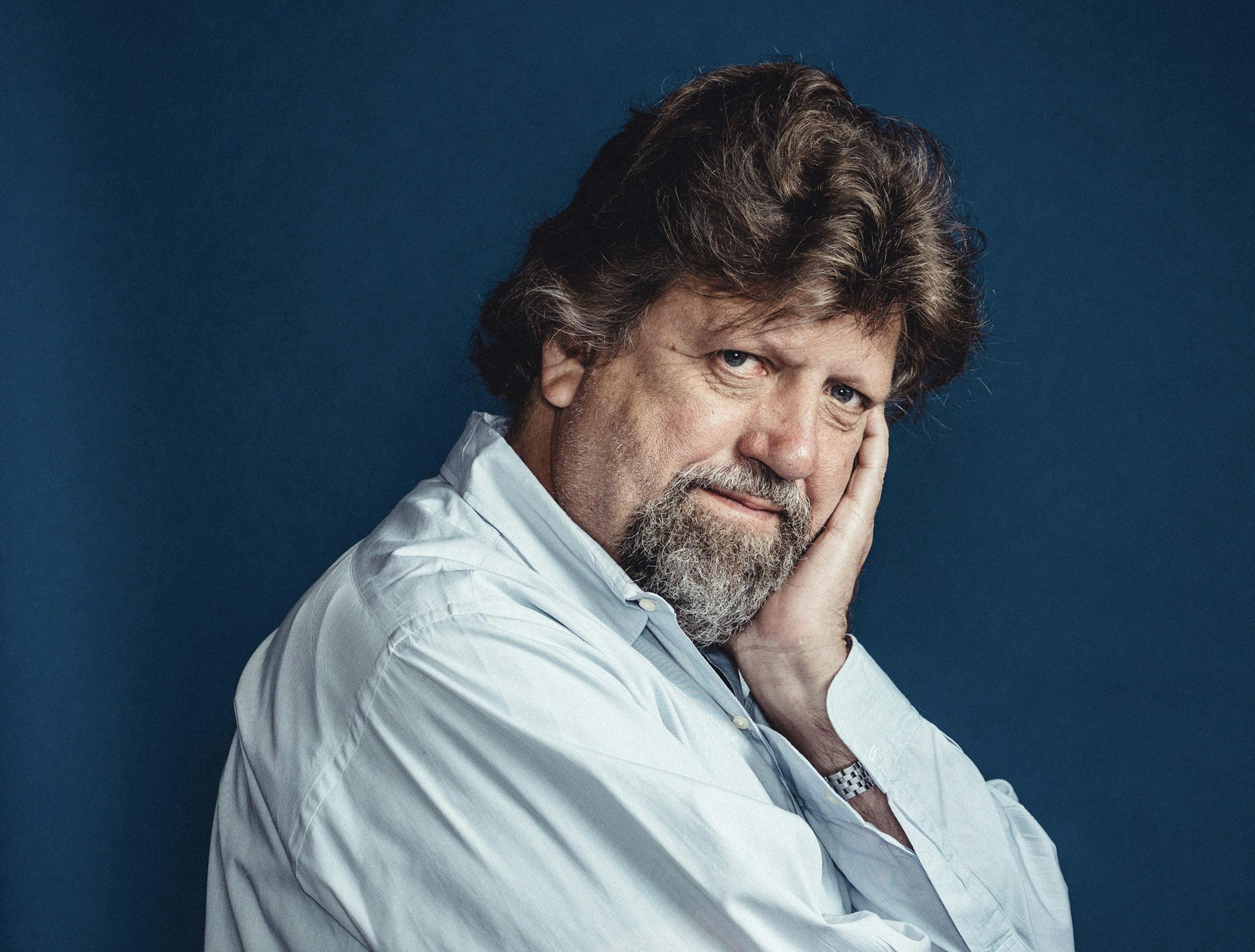 Oskar Eustis, the director of the Public Theater, in New York, May 30, 2017. He recalled a 1975 performance art piece in which he burned his real money, all of it, outside a bank as a transformative moment in his life. “I’d had an experience that would stay with me forever: The seed had been planted that my radical artistic impulses could be connected to my political engagement,” Eustis said. (Bryan Derballa/The New York Times) ORG XMIT: XNYT216