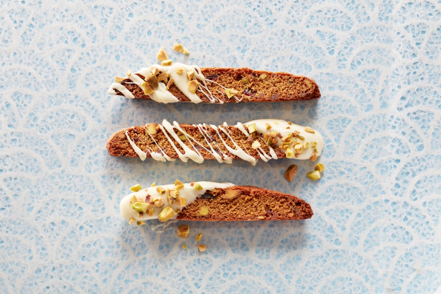 2022 Star Tribune Holiday Cookie Contest finalist. Gingerbread Cornmeal Biscotti from Cynthia Baxter of Minneapolis. Photo by Dennis Becker, food styling by Lisa Golden Schroeder.