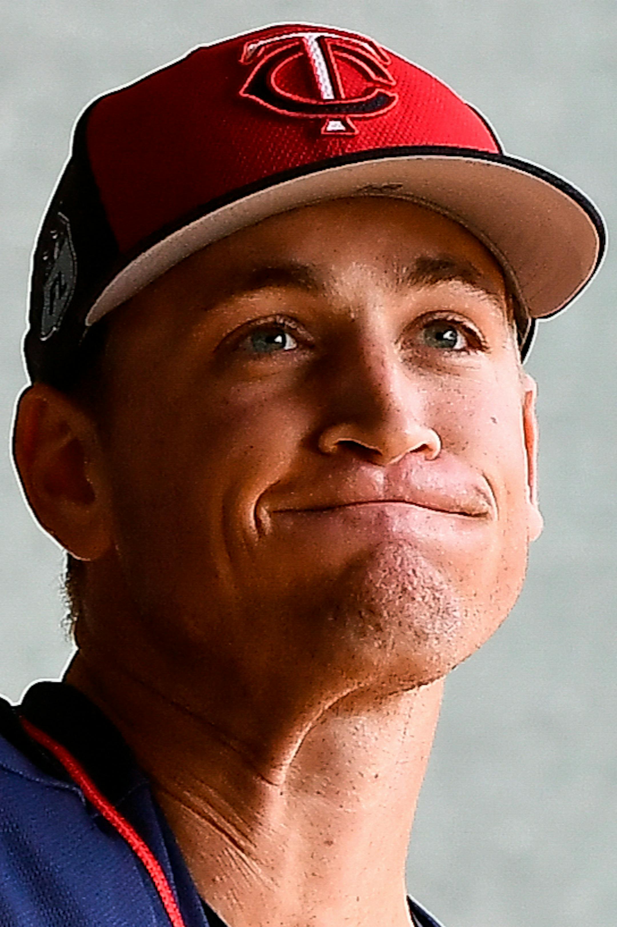 Minnesota Twins pitcher Aaron Slegers threw the ball in the bullpen Thursday. ] AARON LAVINSKY &#xef; aaron.lavinsky@startribune.com Minnesota Twins players took part in Spring Training on Thursday, Feb. 16, 2017 at CenturyLink Sports Complex in Fort Myers, Fla.