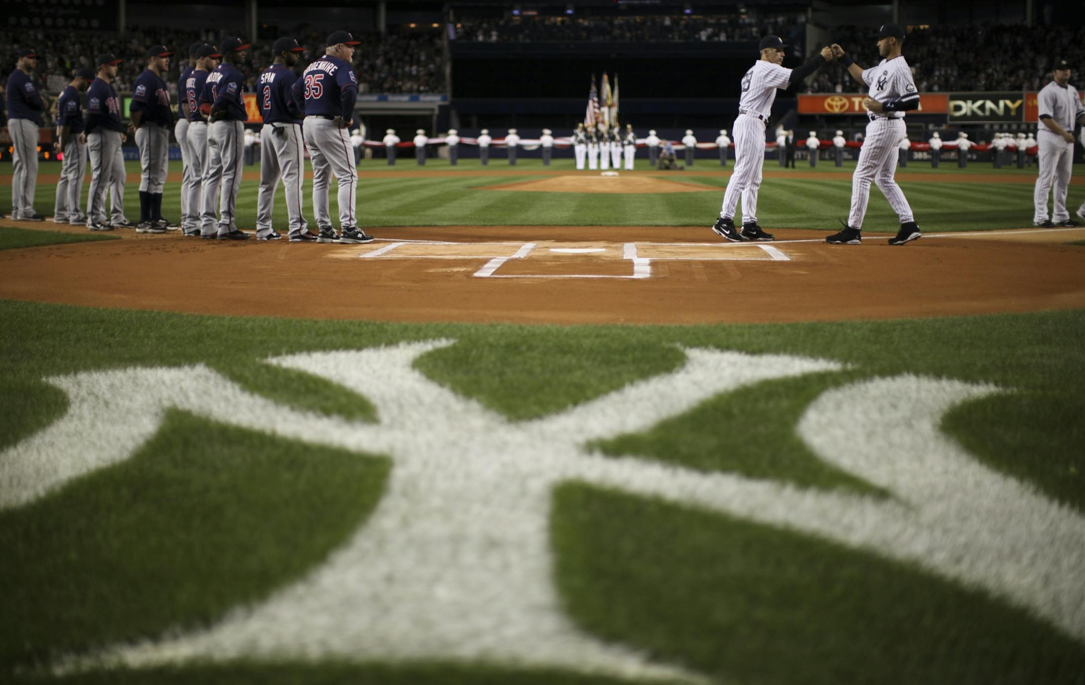 Before the final game of the Twins-Yanjees 2010 playoff series