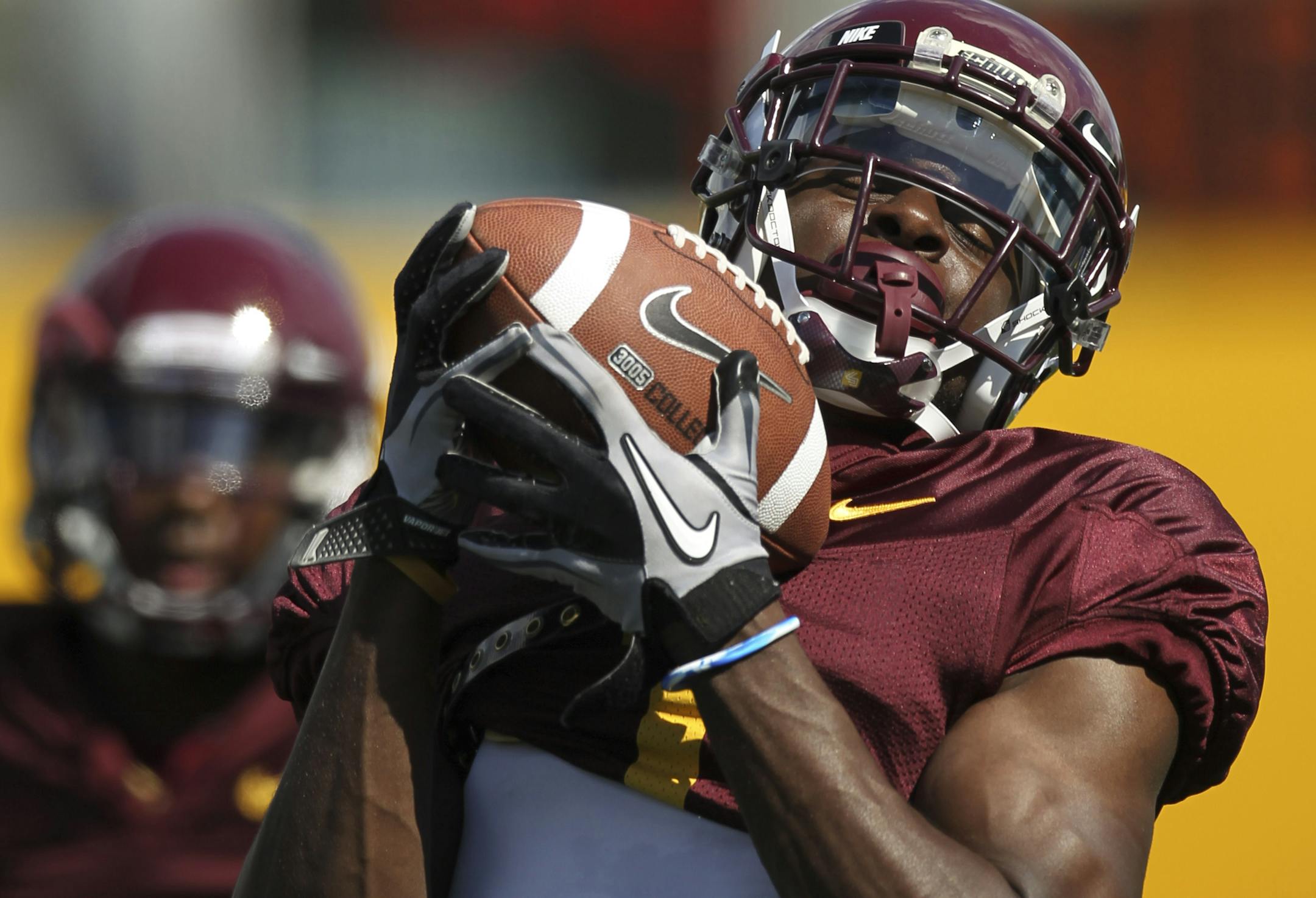 Wide receiver Brandon Green believes he is only now returning to the form that helped him catch 21 passes apiece in 2008 and 2009.