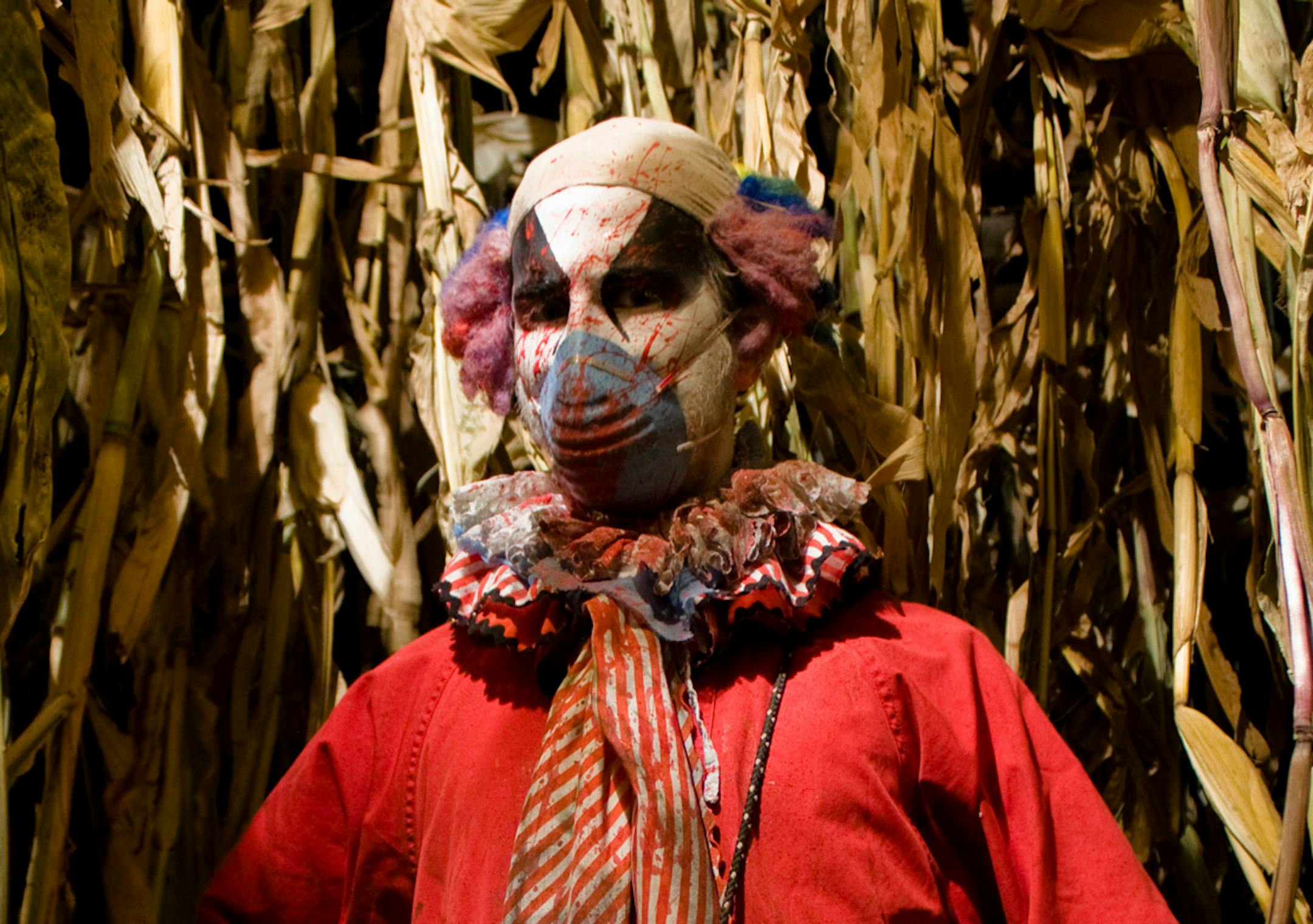 Clown at 2009's Haunted Basement at the Soap Factory.