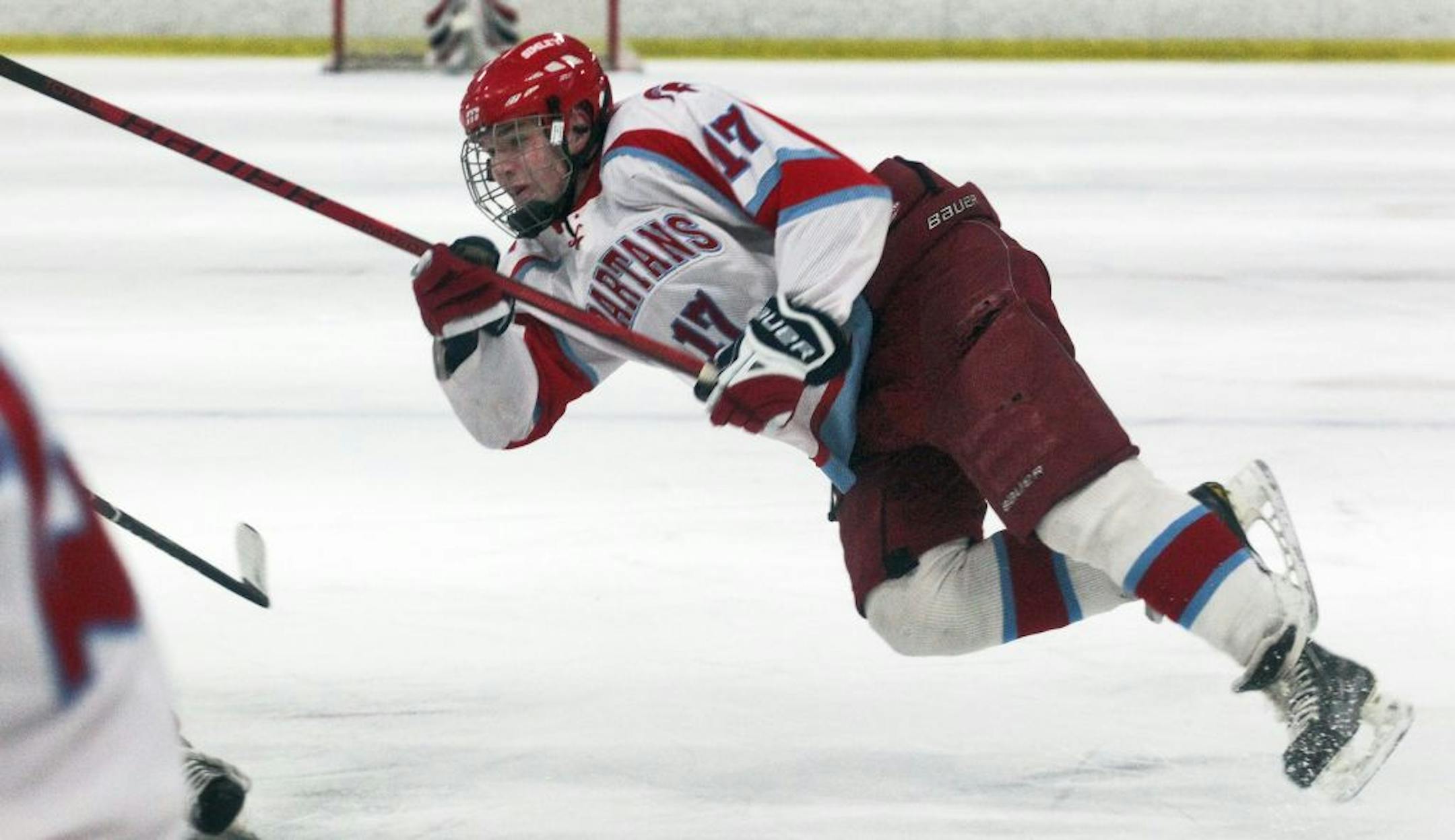 Simley's Ben Rauschnot took a shot on goal during a recent game against Henry Sibley. He and teammate Brandon Reitberger have helped the team's success, fueled by more disciplined and team-oriented team play.